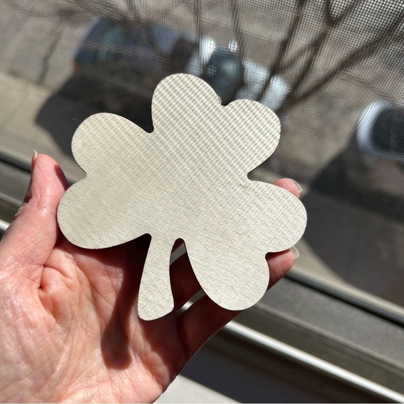 2/$16 - No. 09 - Sparkly, Diamond Art Shamrock Clover Holiday Coaster, Green - Picture 5 of 17